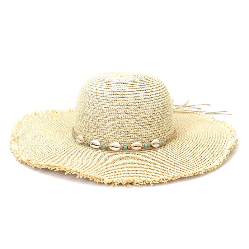 Стилно Shell Band Beach Lady Floppy Sombrero